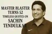 Happy 52nd Birthday to the God of Cricket – Sachin Tendulkar